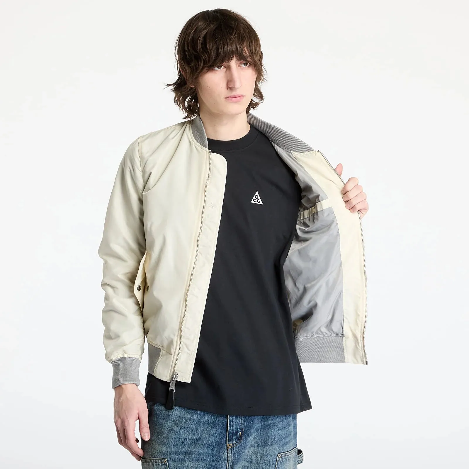 Alpha Industries uomo giubbino MA-1 TTC X126101 300 vintage white