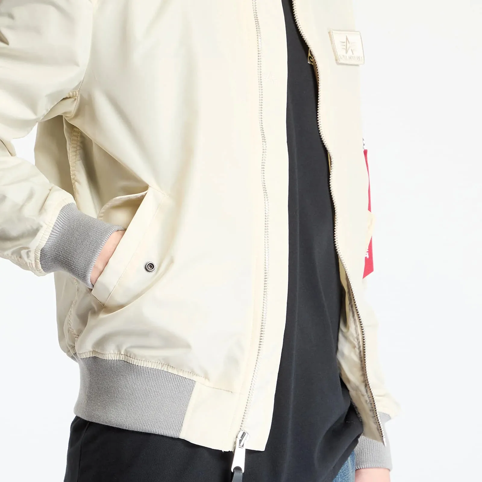 Alpha Industries uomo giubbino MA-1 TTC X126101 300 vintage white