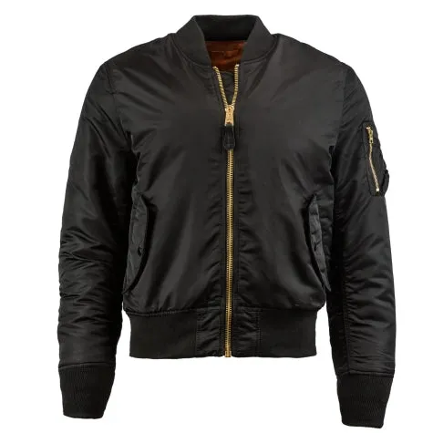 ALPHA MA-1 FLIGHT JACKET SLIM FIT (BLACK)