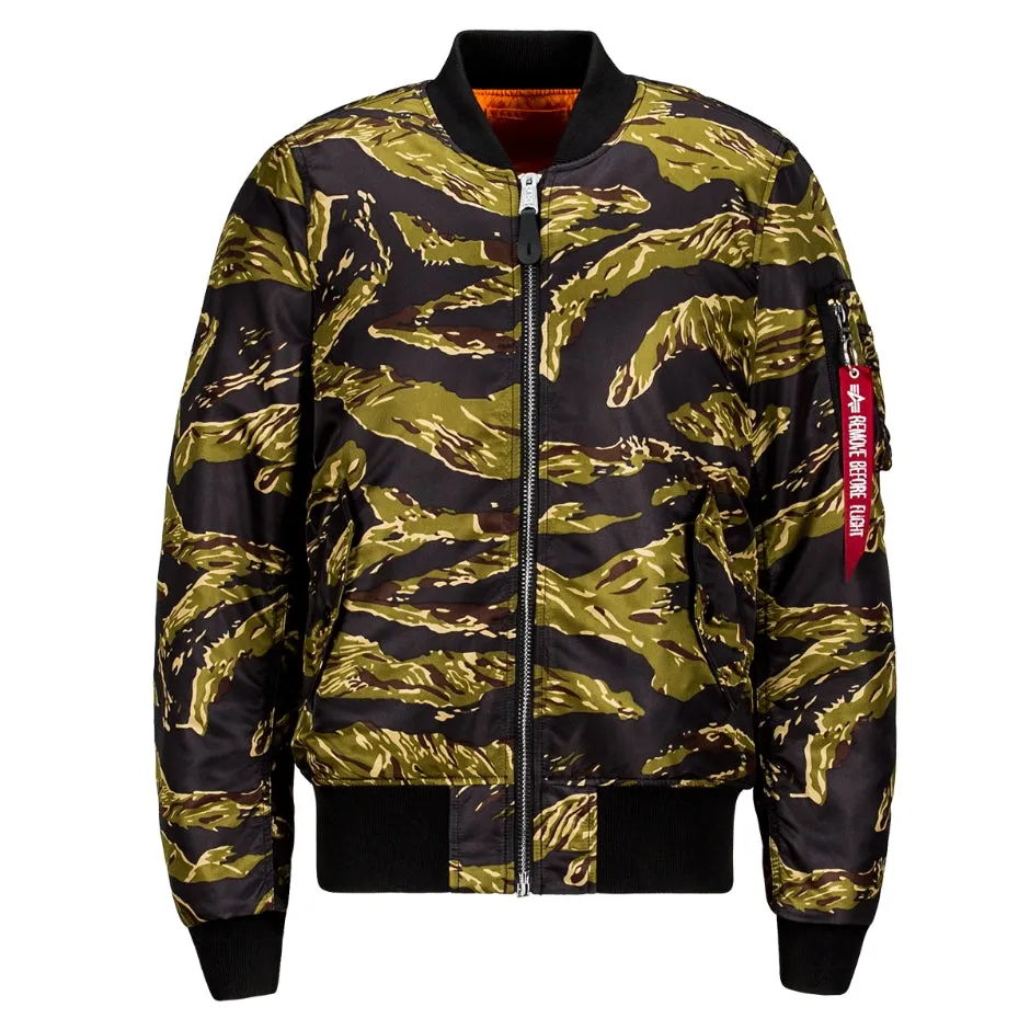 ALPHA MA-1 FLIGHT JACKET SLIM FIT (TIGER CAMO)