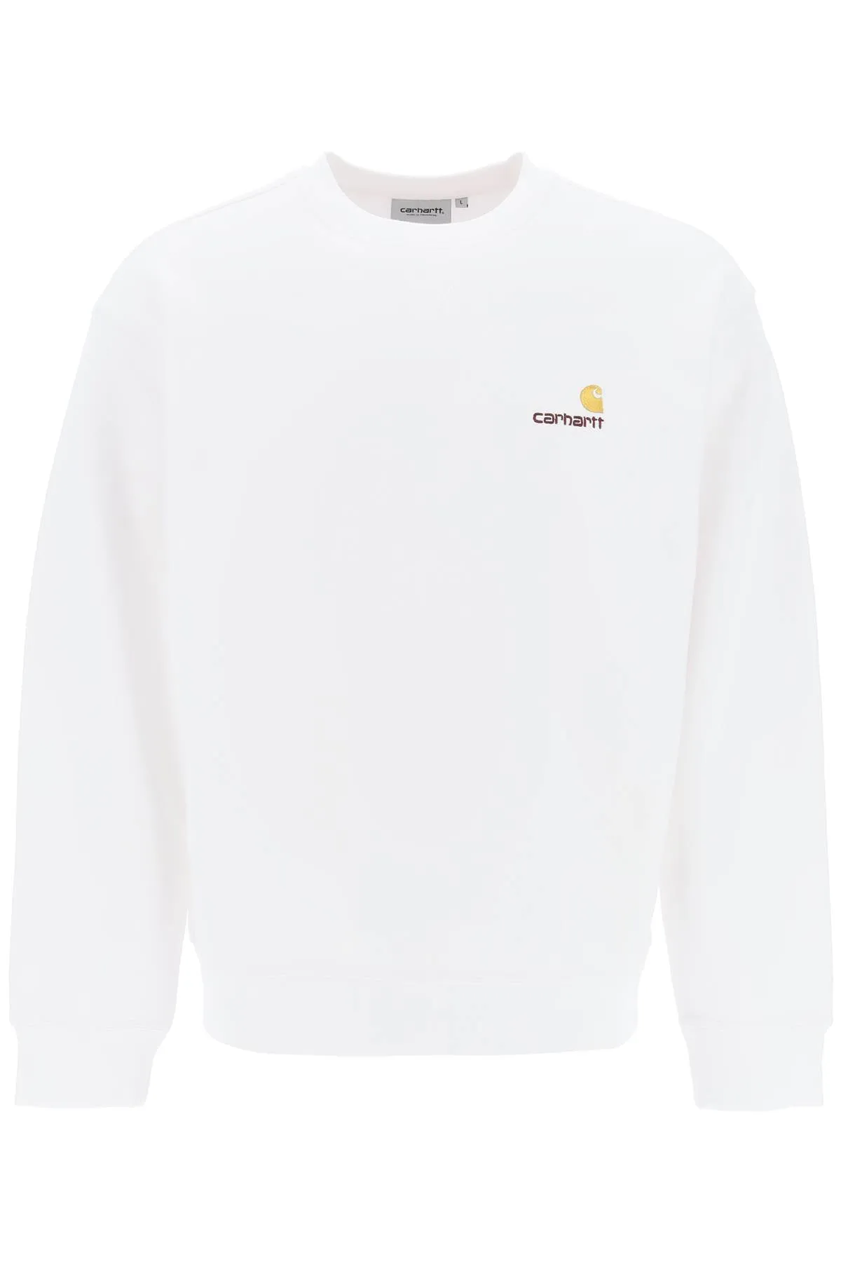 american script crewneck sweatshirt I025475 WHITE