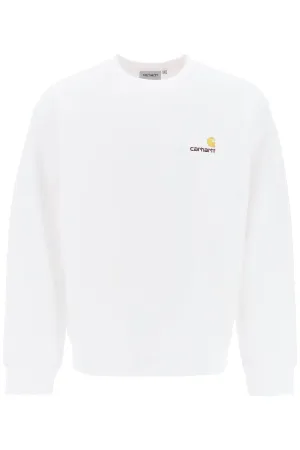 american script crewneck sweatshirt I025475 WHITE