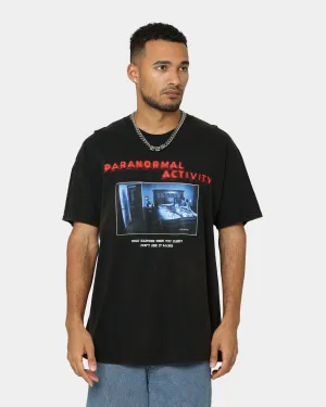 American Thrift X Paranormal Activity Paranormal Activity Vintage T-Shirt Black Wash