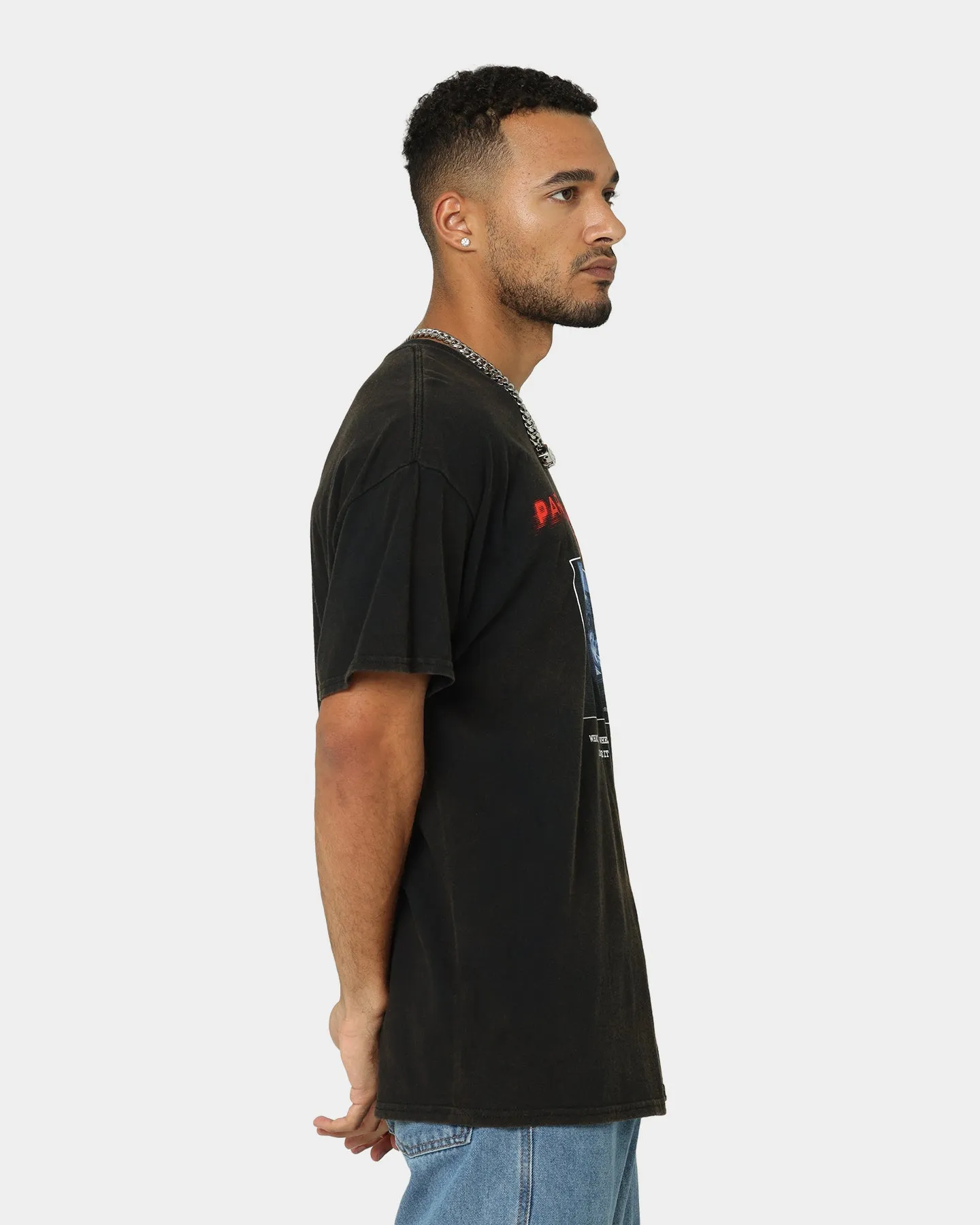 American Thrift X Paranormal Activity Paranormal Activity Vintage T-Shirt Black Wash