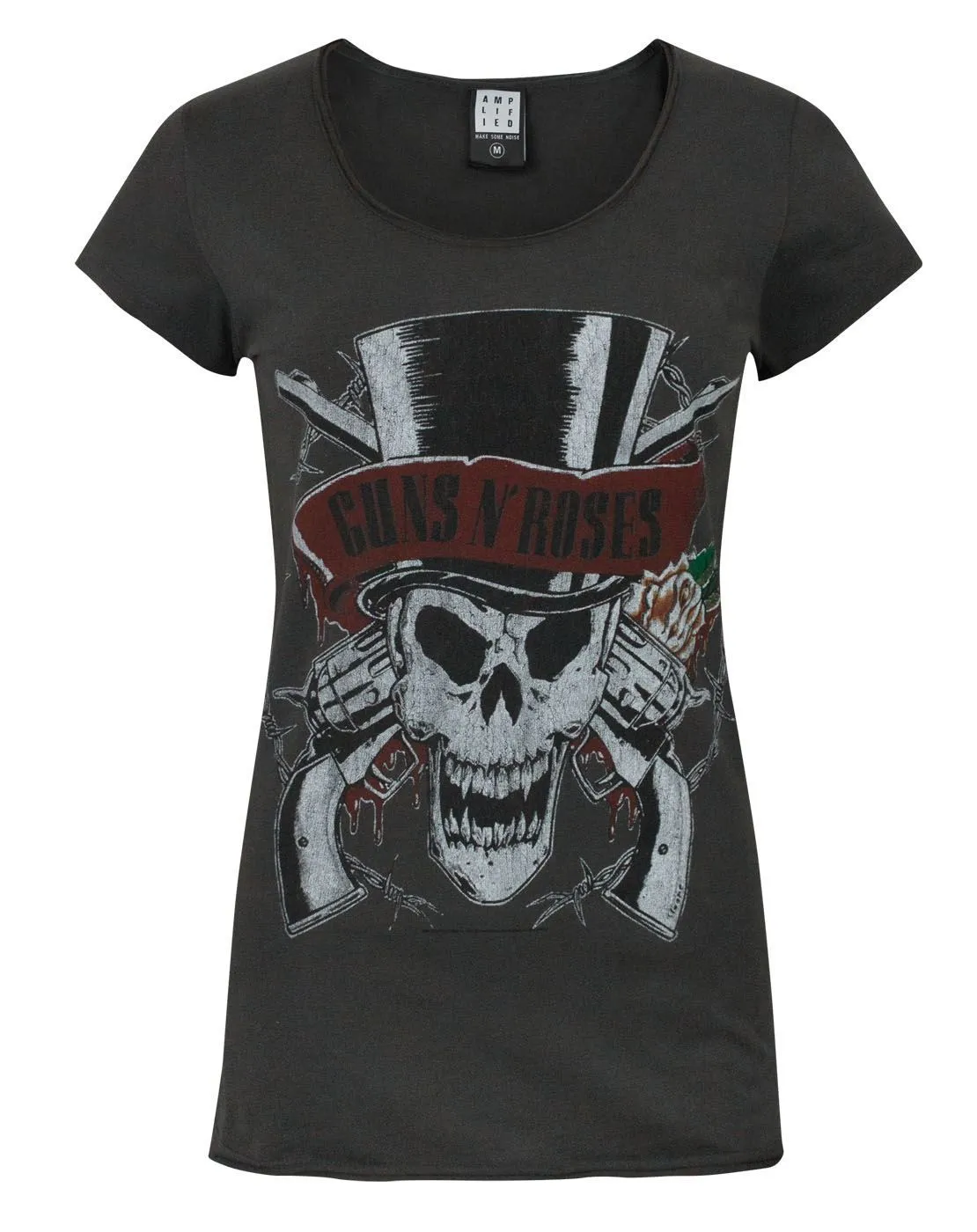 Amplified Guns N Roses Deaths Head Women's T-Shirt