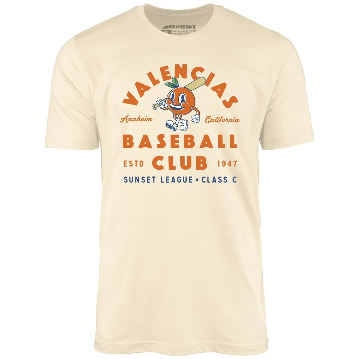 Anaheim Valencias - California - Vintage Defunct Baseball Teams - Unisex T-Shirt