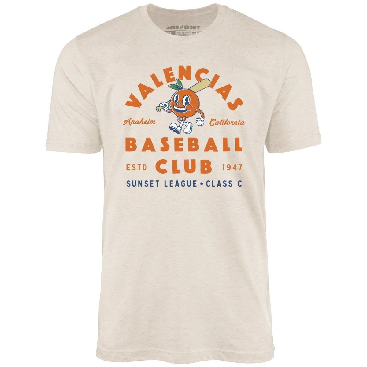 Anaheim Valencias - California - Vintage Defunct Baseball Teams - Unisex T-Shirt