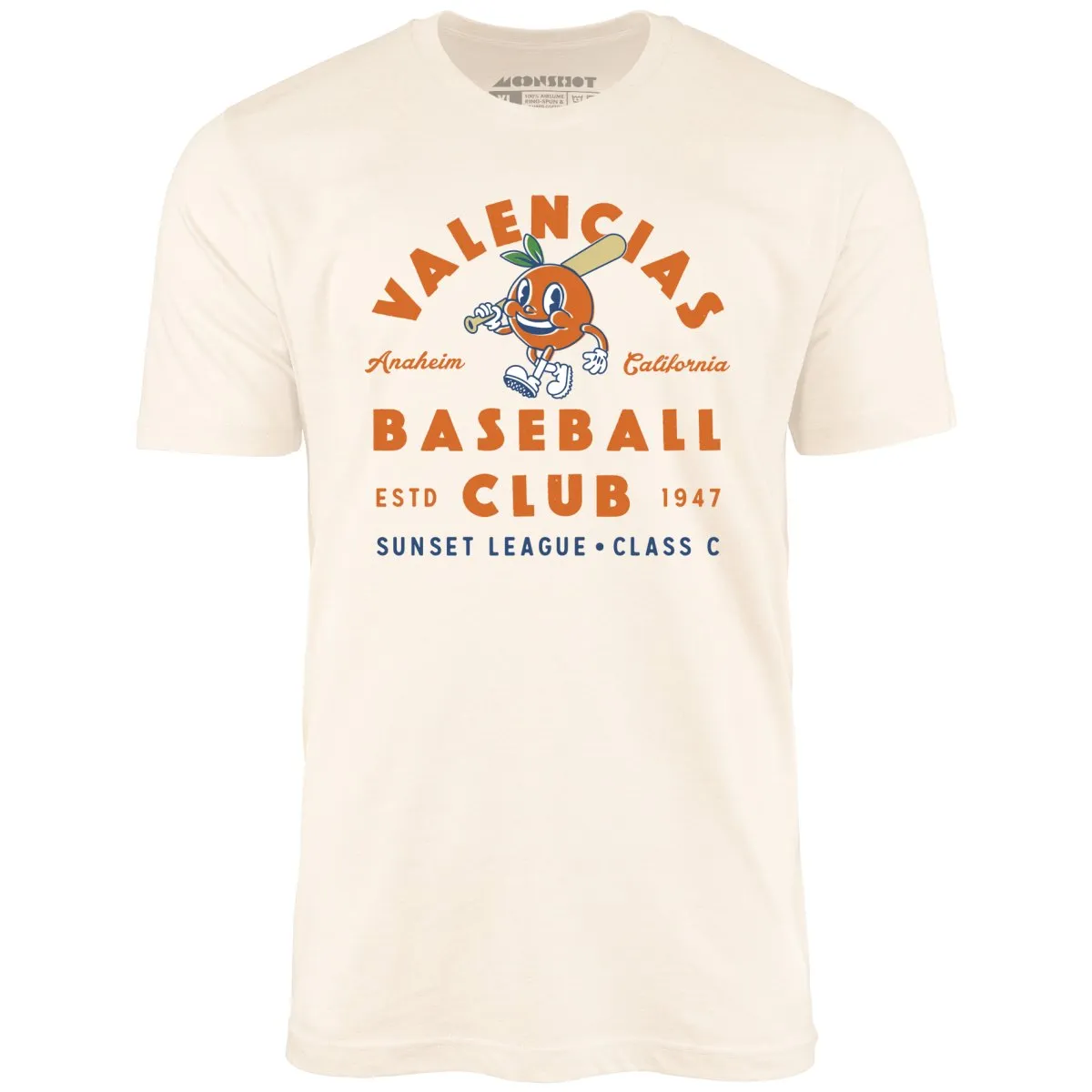 Anaheim Valencias - California - Vintage Defunct Baseball Teams - Unisex T-Shirt