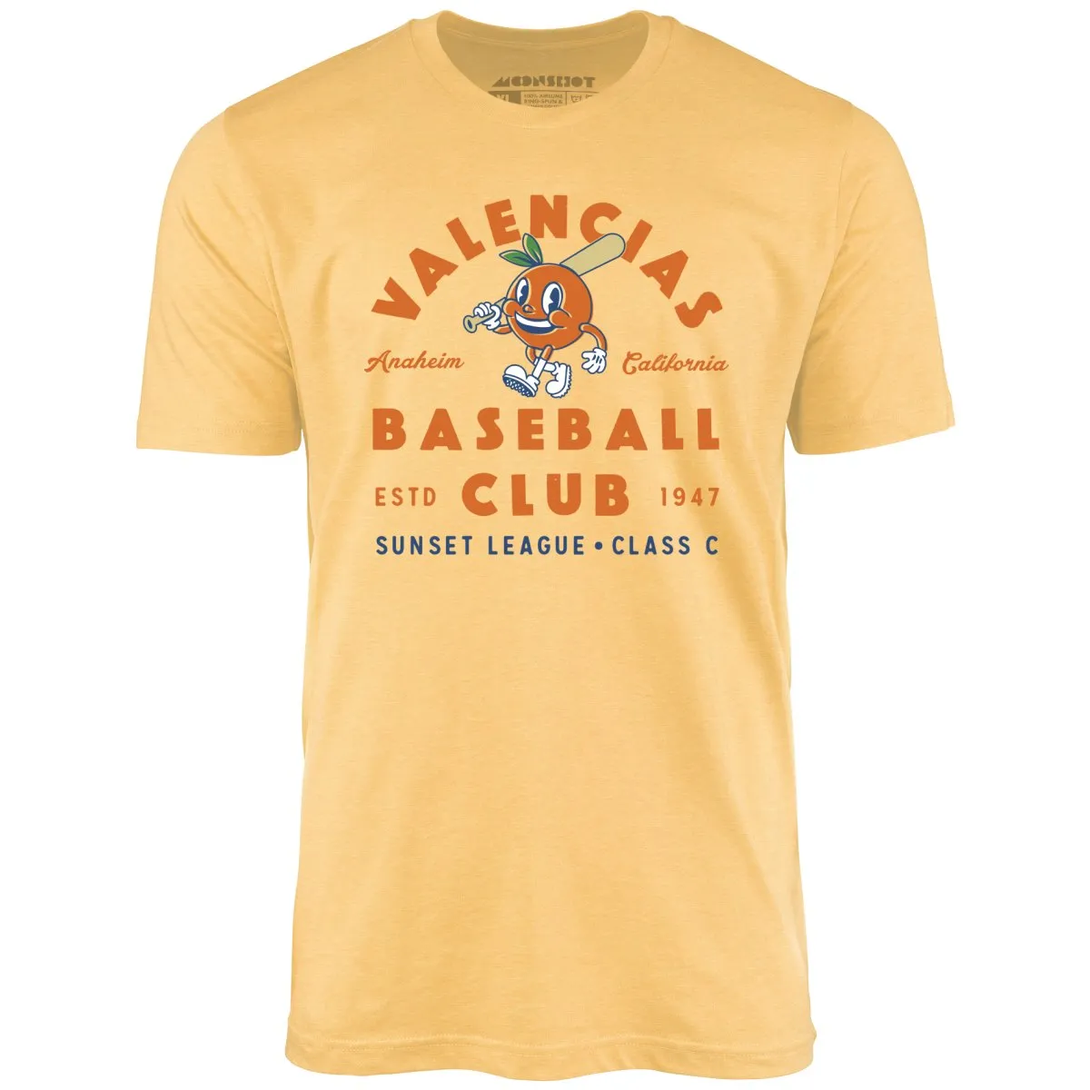 Anaheim Valencias - California - Vintage Defunct Baseball Teams - Unisex T-Shirt