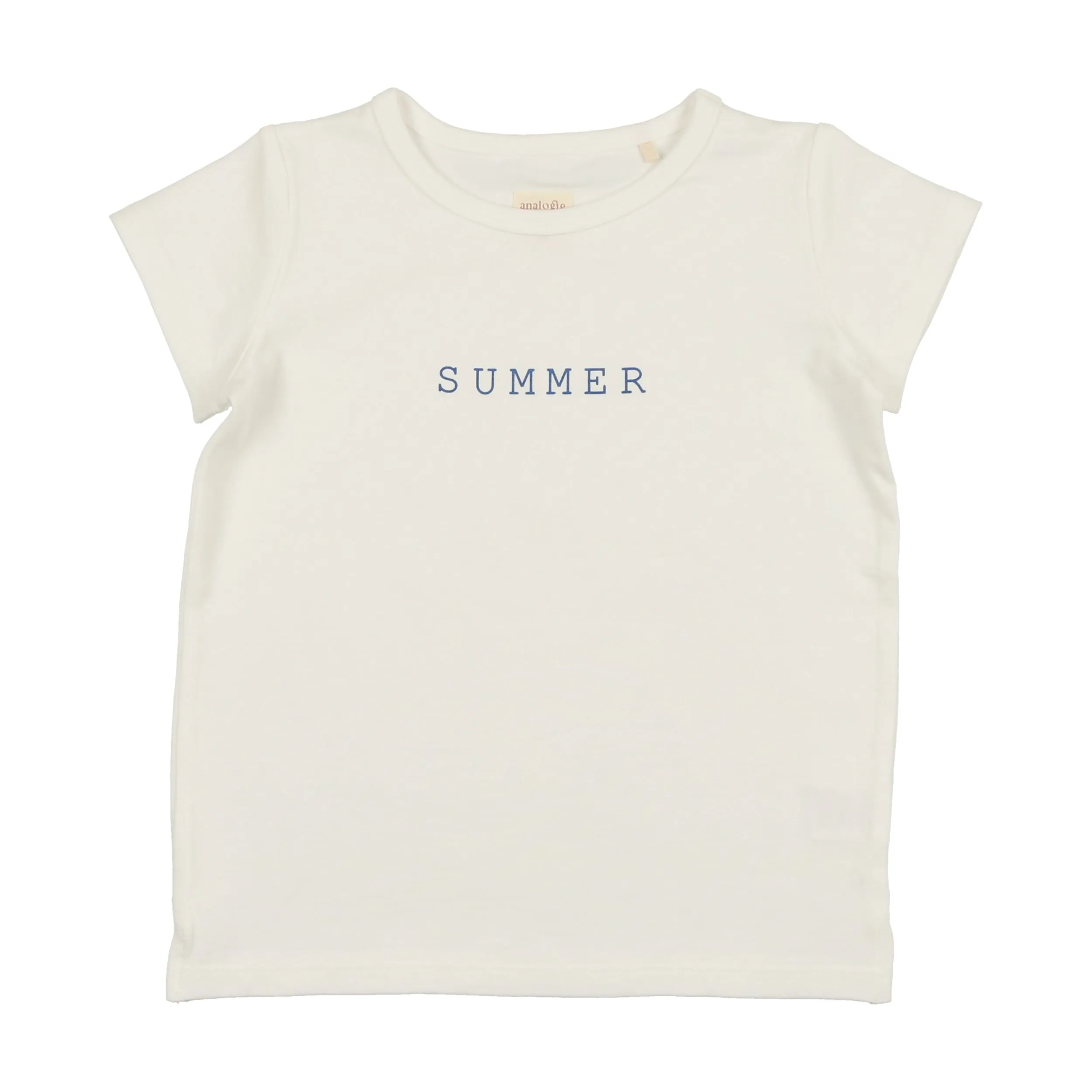 Analogie "Summer" T-Shirt (Printed Denim Collection) - White