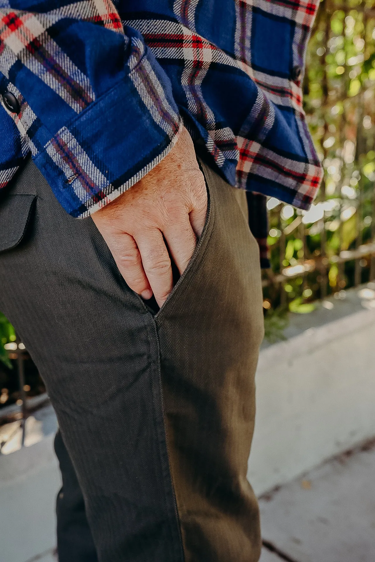 ANM Scout Pant- Olive HBT (Sample Sale)