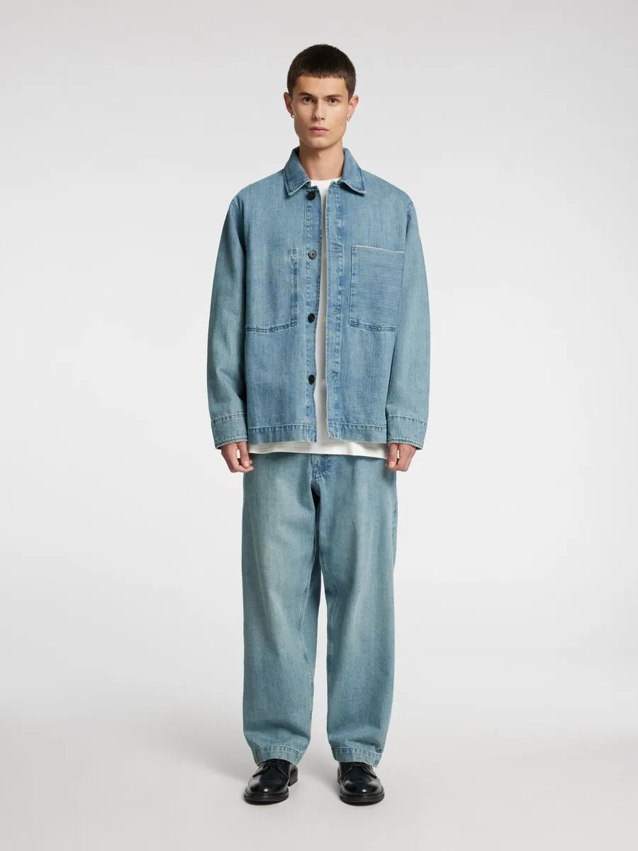 AnrFloki Selvedge Overshirt Light Blue