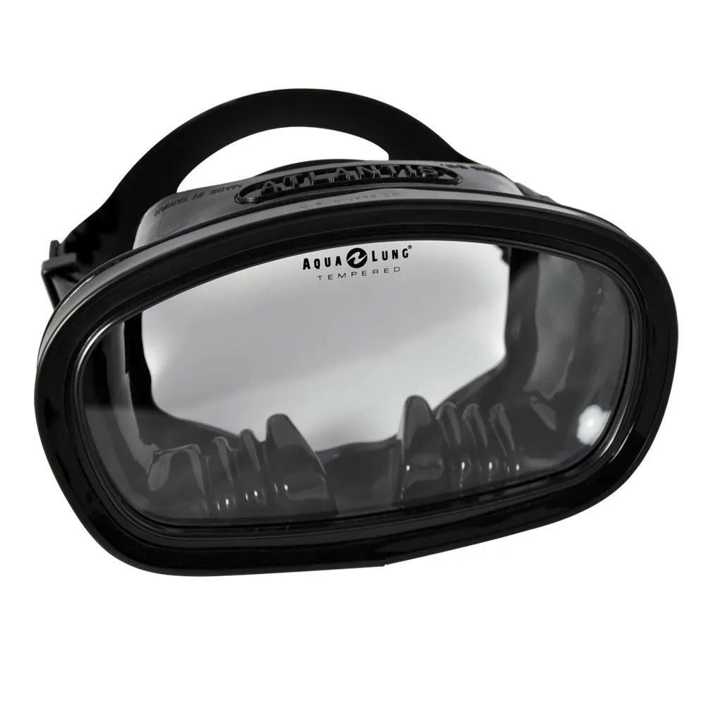Aqua Lung Atlantis II Black Skirt Single Lens Dive Mask