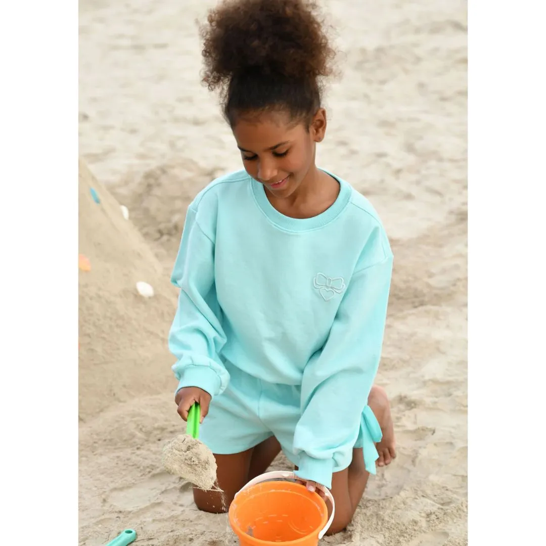 Aqua 'Paulette' Sweat Shorts Set