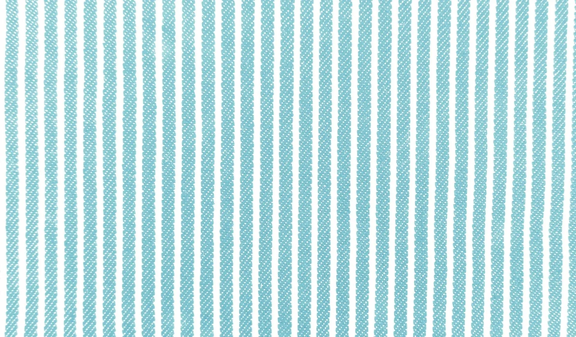 Aqua Stripe - Washed Jeans Denim Fabric