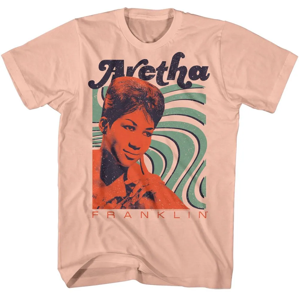 Aretha Franklin - Waves Boyfriend Tee