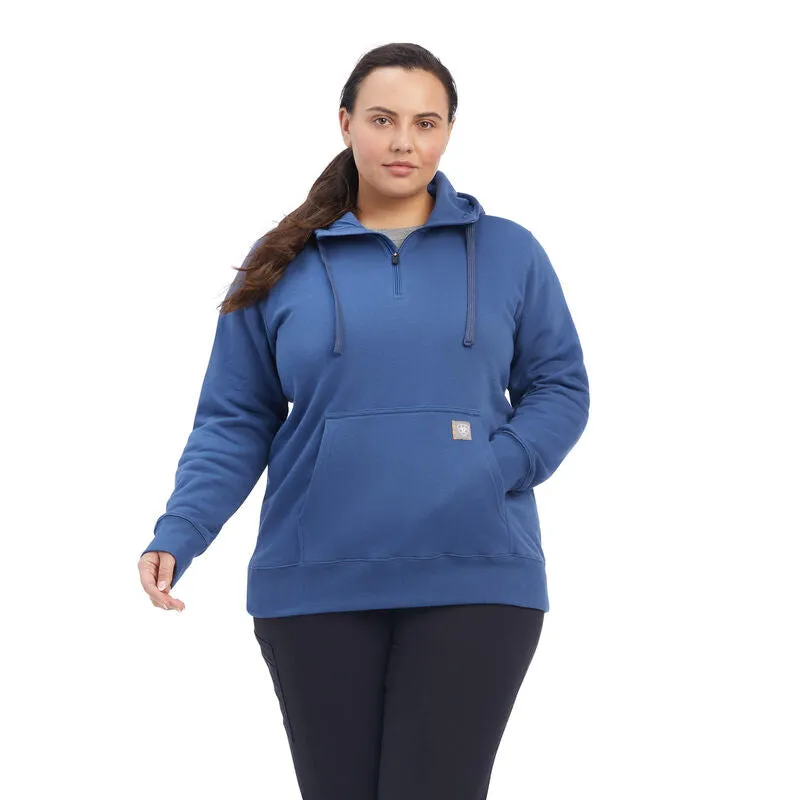 Ariat Womens Rebar Skill Set 1/2 Zip Hoodie