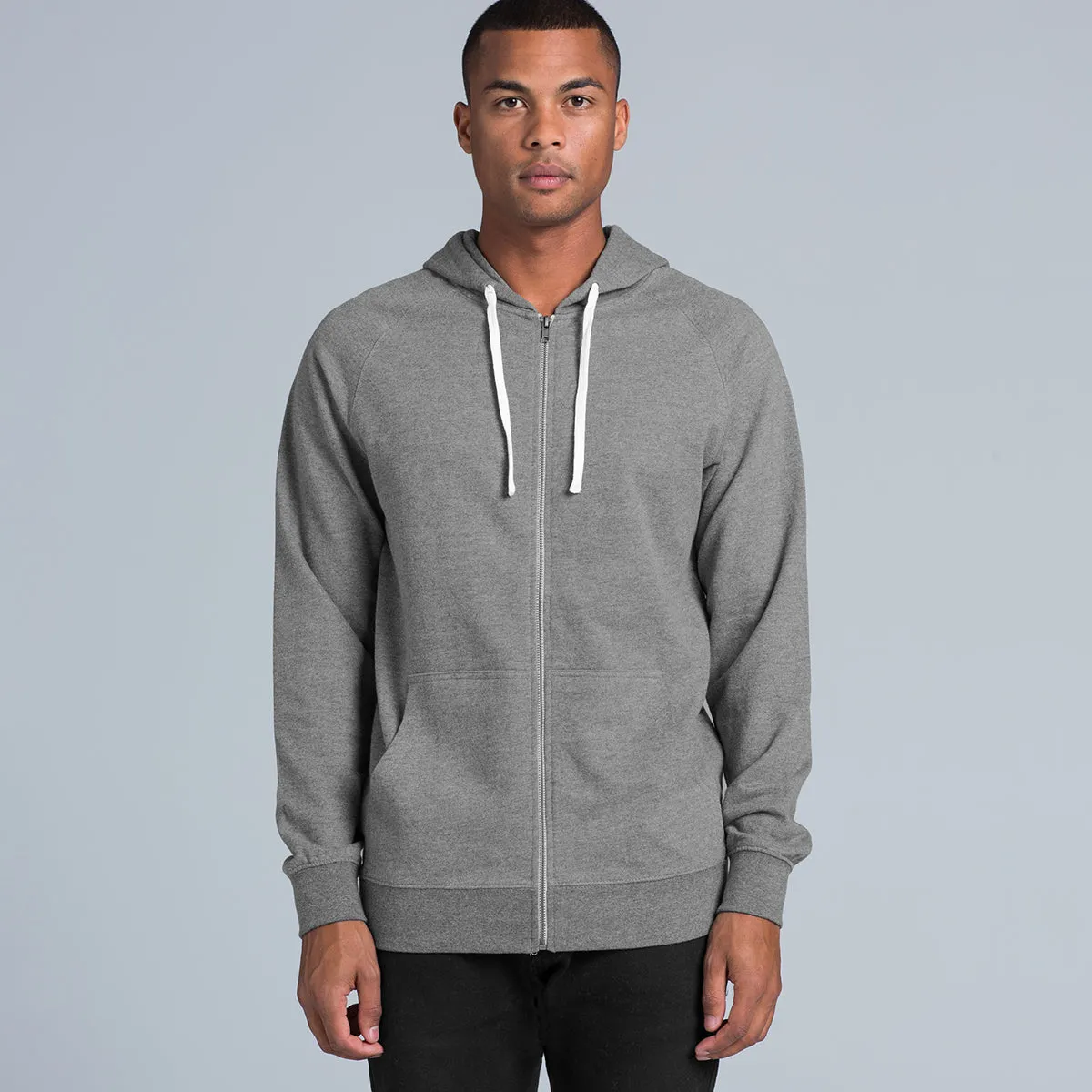 AS Colour Men's Steel Marle Traction Zip Hood