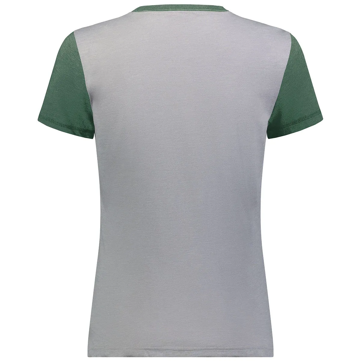 Augusta Sportswear Women's Grey Heather/Dark Green Heather Gameday Vintage Ringer Tee