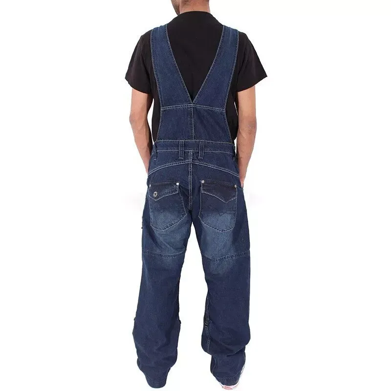 Aule Denim Cargo Overalls