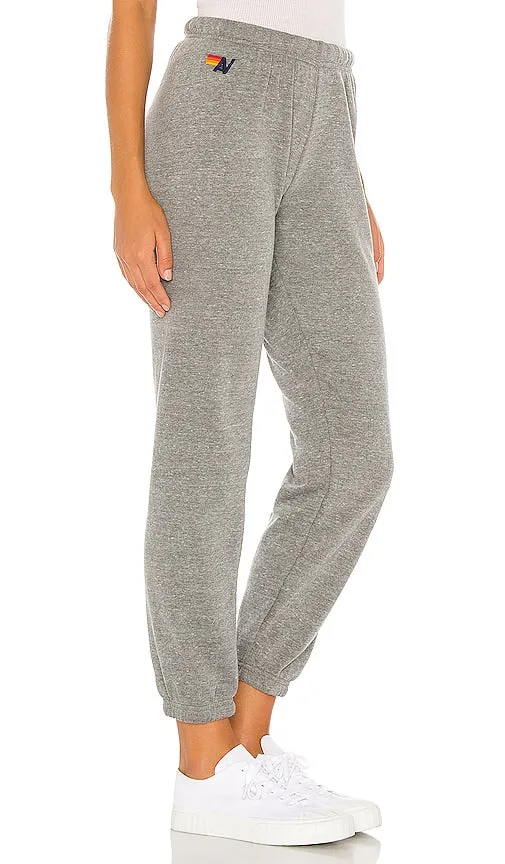 Aviator Nation 5 Stripe SweatTrackpants & Sweatpants in Grey