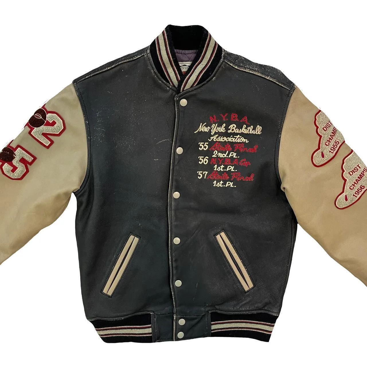 Avirex Leather Varsity Jacket