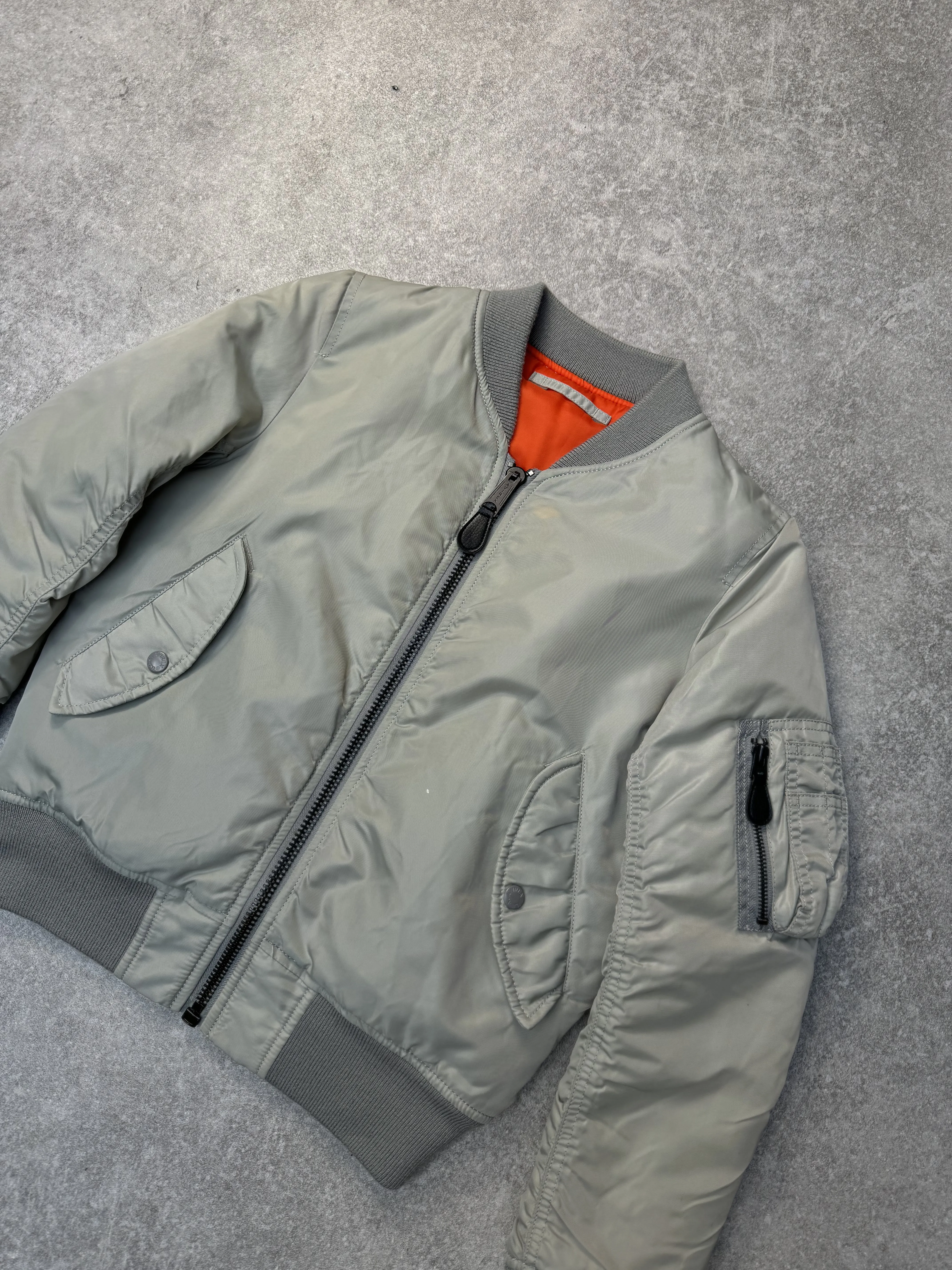 Avirex Logo Spellout MA-1 Bomber Jacket