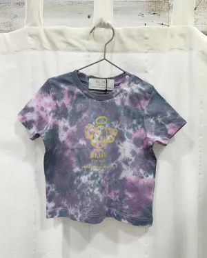 BABY & KIDS ANGEL BLACK PINK - Tie Dye Organic Cotton T-shirt