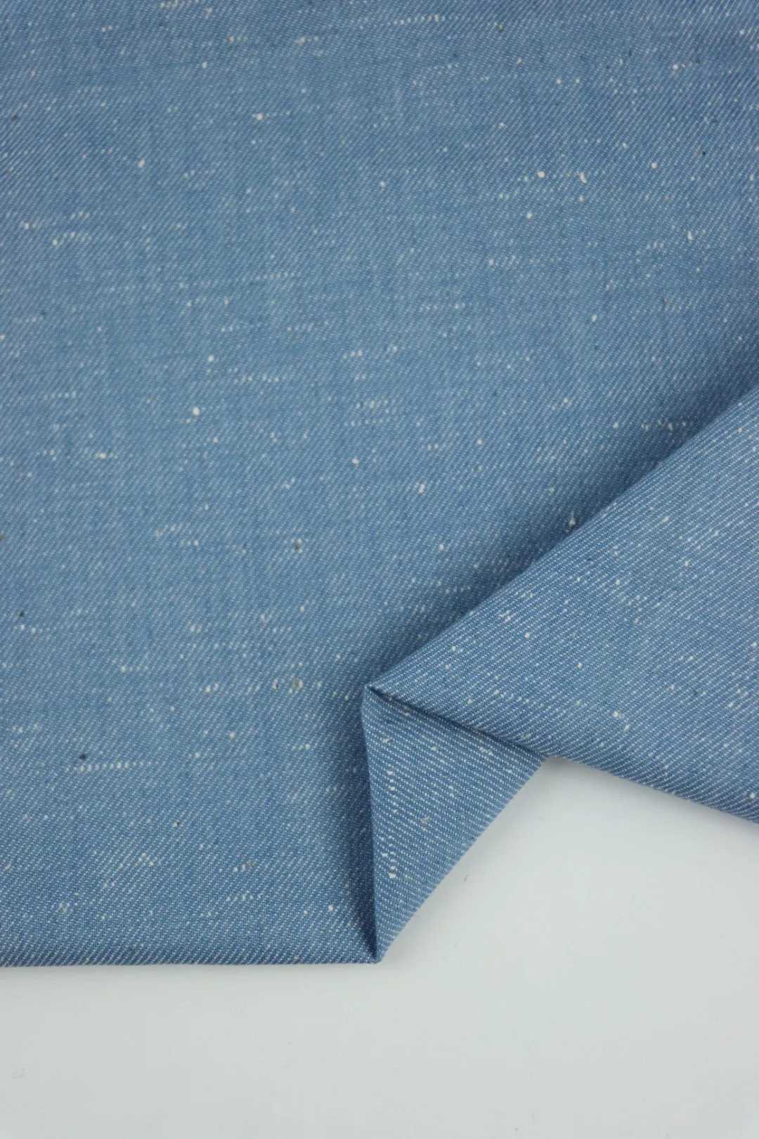 Baby Blues 100% Cotton Japanese Speckled Denim Chambray