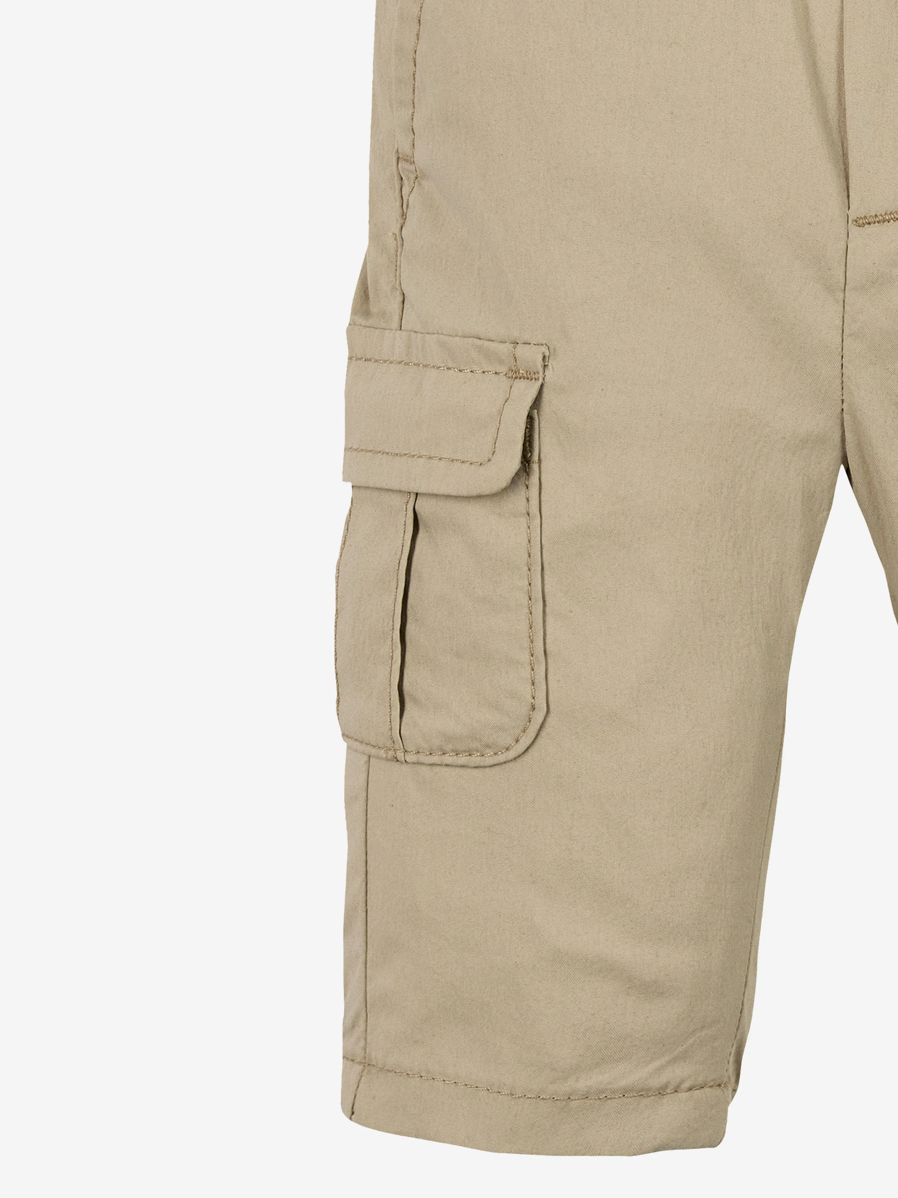 Baby Boys Cargo Pants in Beige