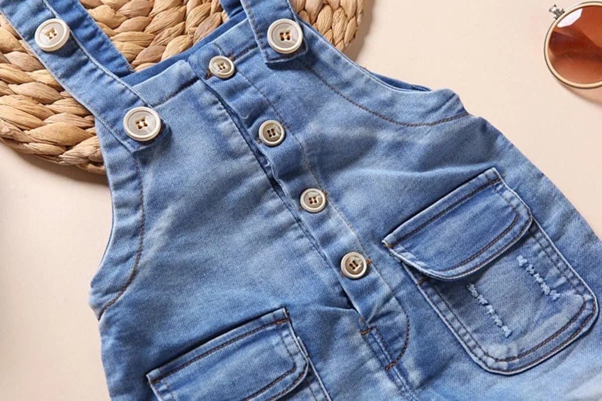 Baby Boys/Girls Denim Overalls