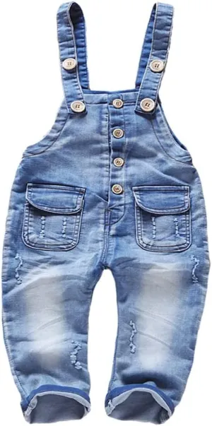 Baby Boys/Girls Denim Overalls