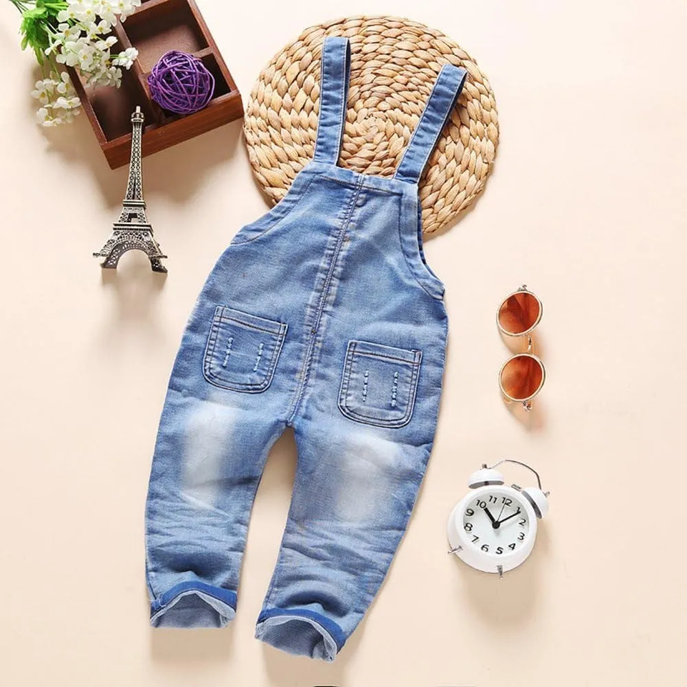 Baby Boys/Girls Denim Overalls