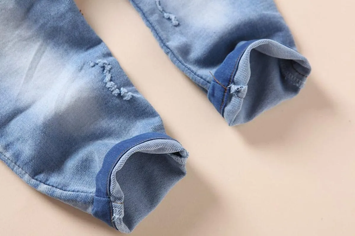 Baby Boys/Girls Denim Overalls
