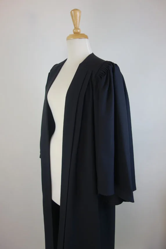 Bachelor Graduation Gown in Wool Poly Blend