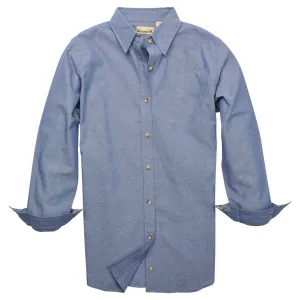 Backpacker Women's Navy Classic Chambray Long-Sleeve Shirt