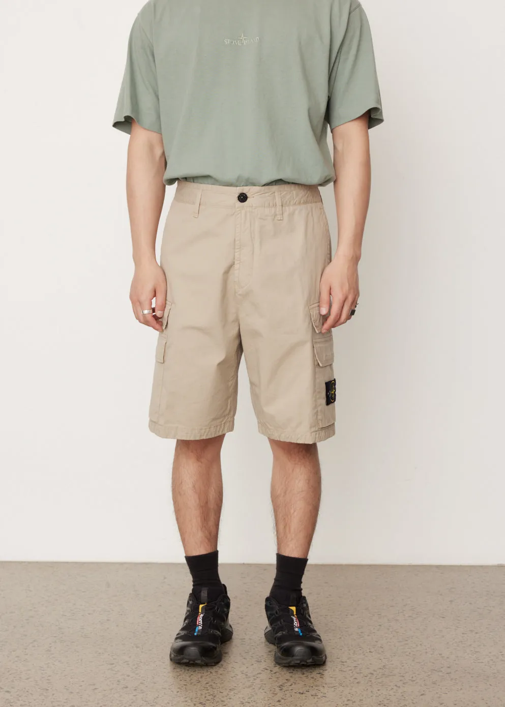 Badge Cargo Shorts