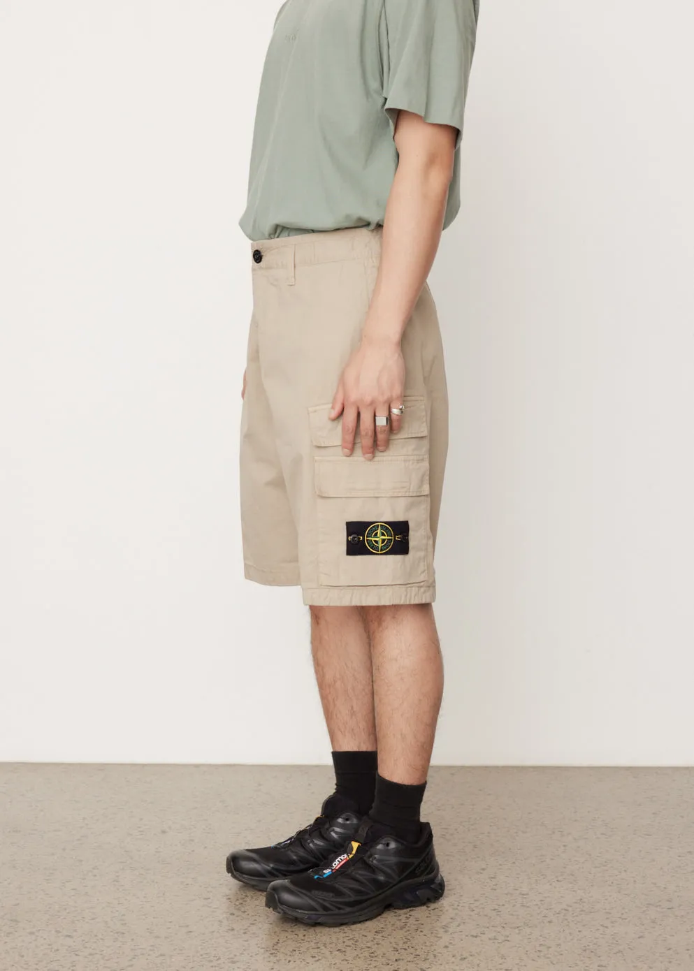 Badge Cargo Shorts