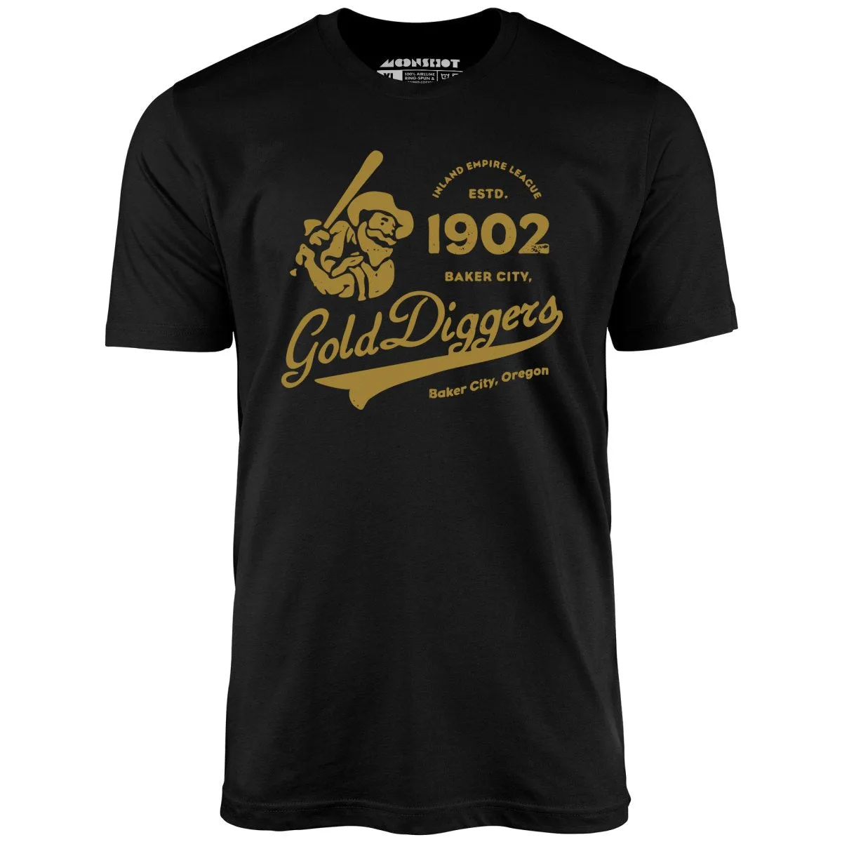 Baker City Gold Diggers - Oregon - Vintage Defunct Baseball Teams - Unisex T-Shirt