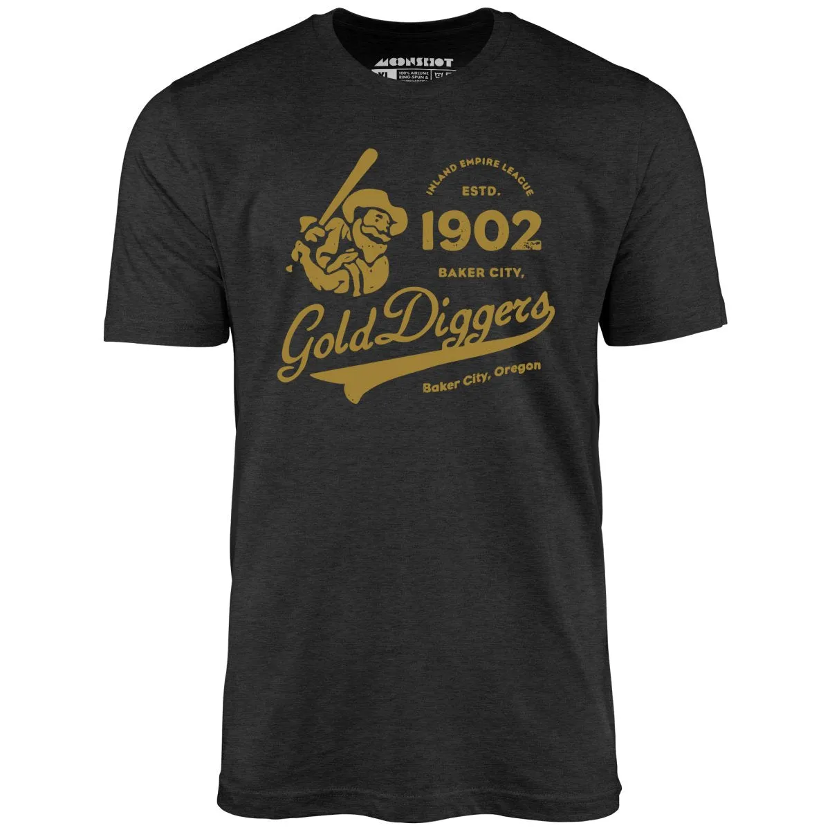 Baker City Gold Diggers - Oregon - Vintage Defunct Baseball Teams - Unisex T-Shirt