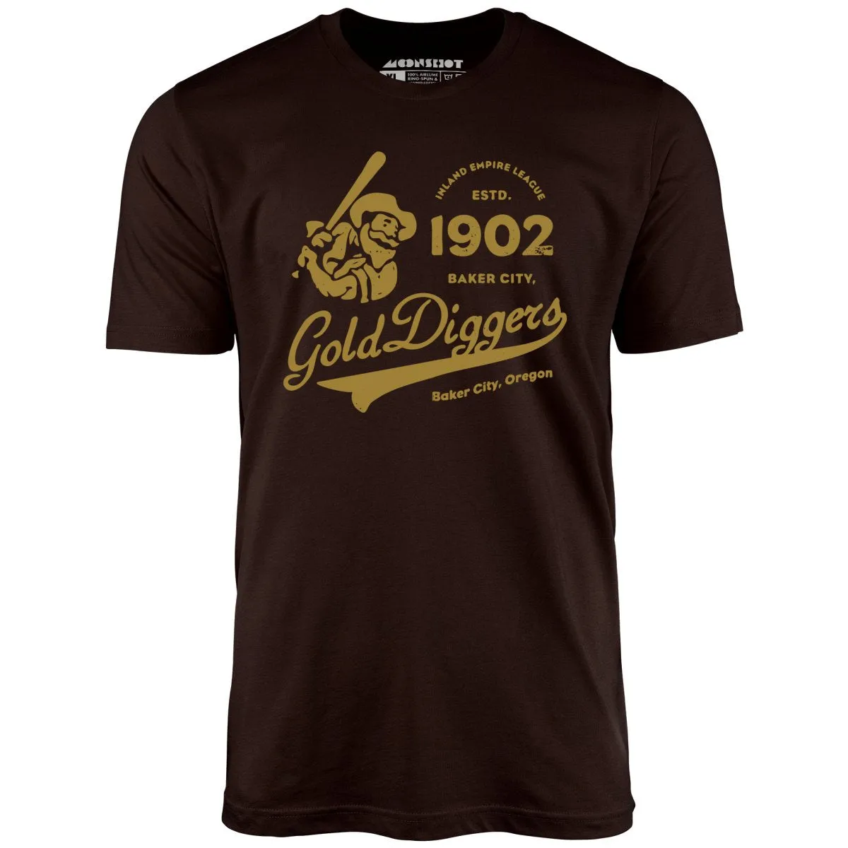 Baker City Gold Diggers - Oregon - Vintage Defunct Baseball Teams - Unisex T-Shirt