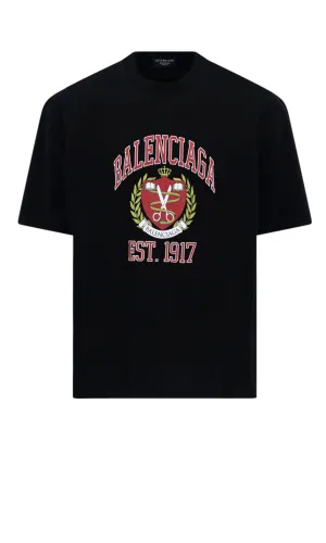 Balenciaga College Crewneck T-Shirt