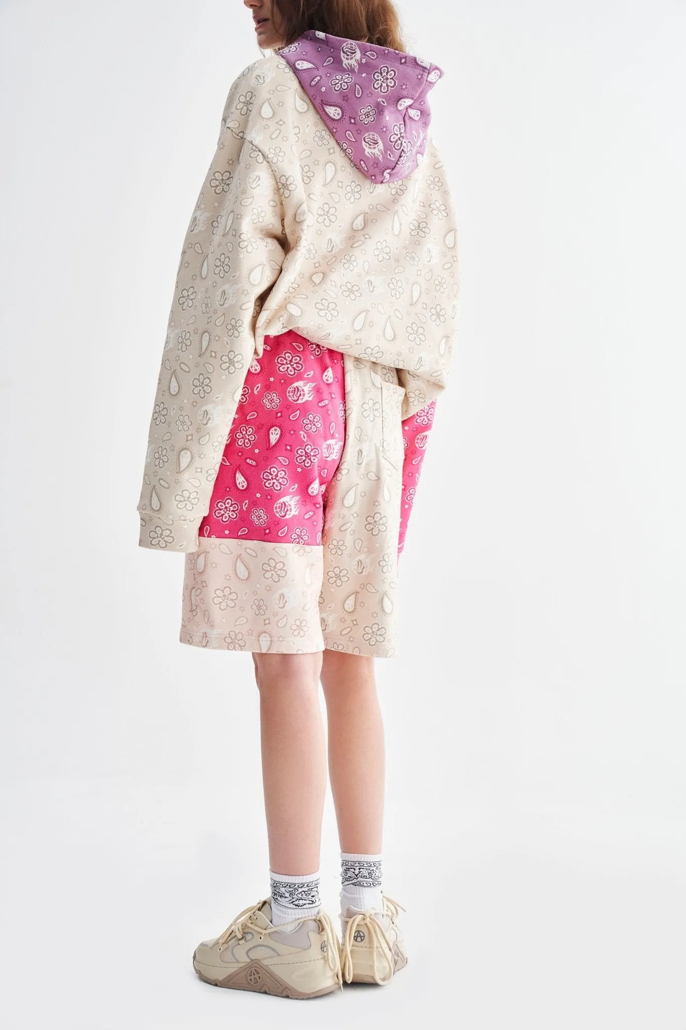 BANDANA SHORTS PINK