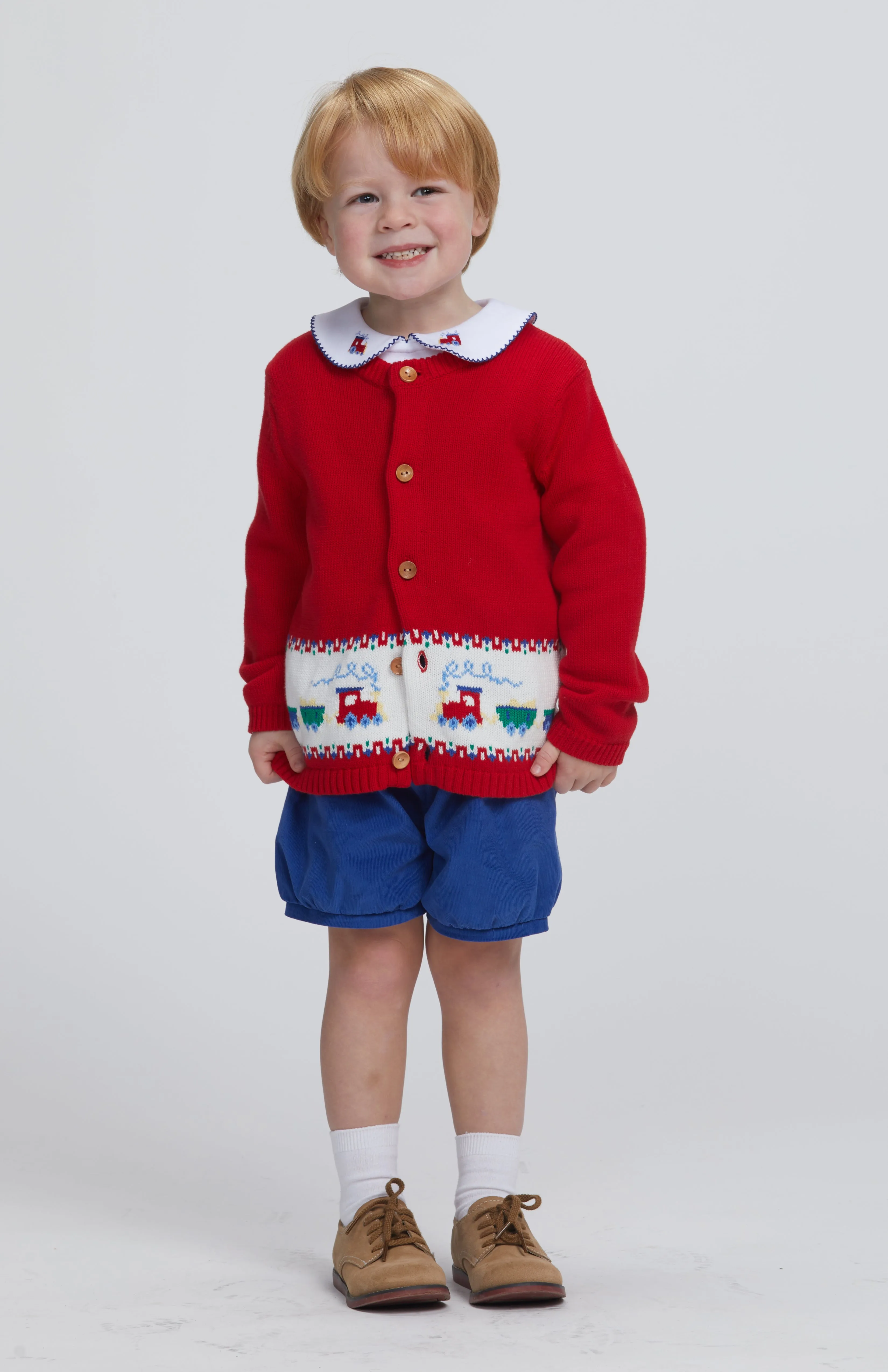 Banded Short - Royal Corduroy