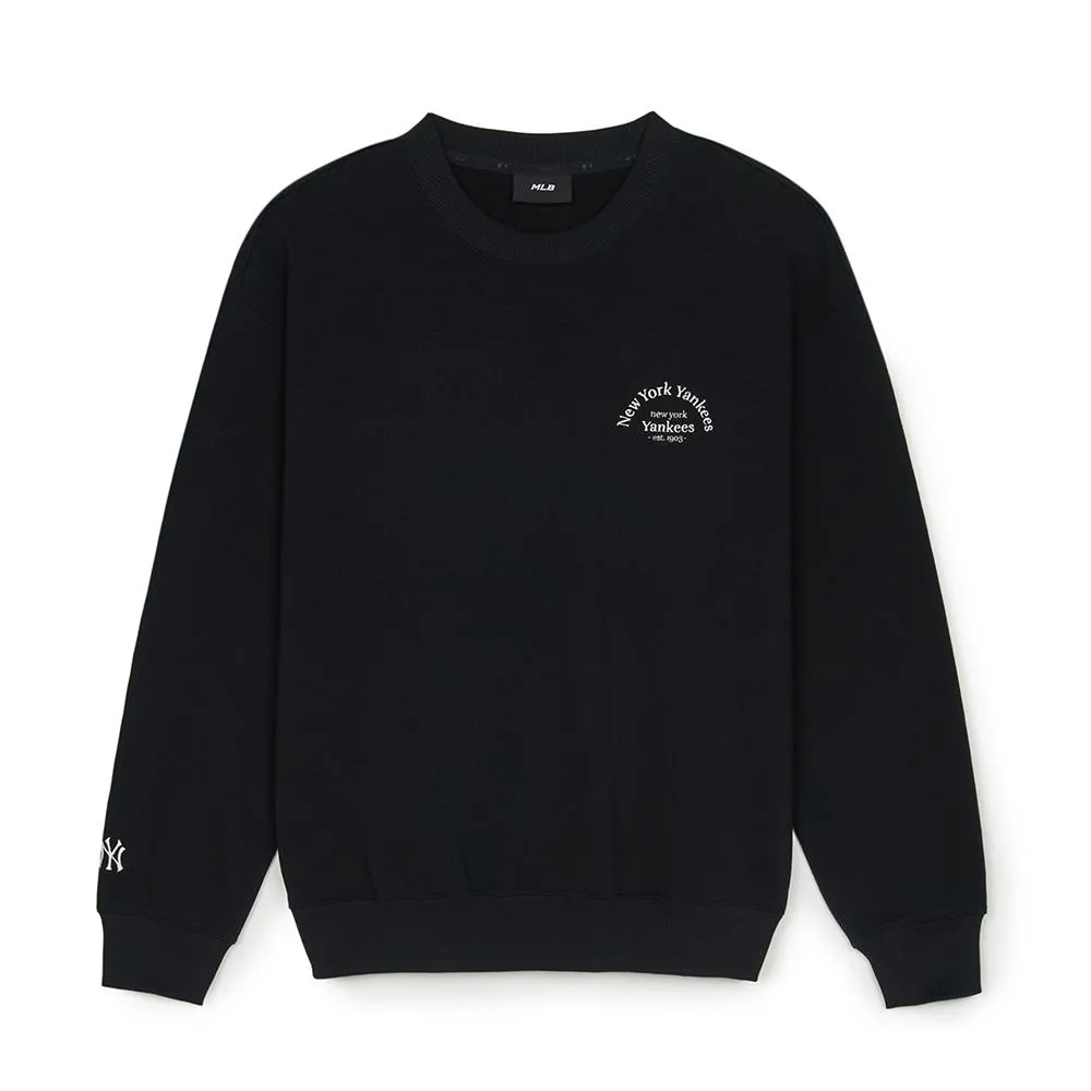 Basic Lettering Logo Oversized-Fit Sweatshirt New York Yankees