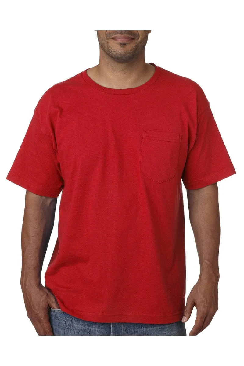 Bayside BA5070: Adult Short-Sleeve T-Shirt with Pocket