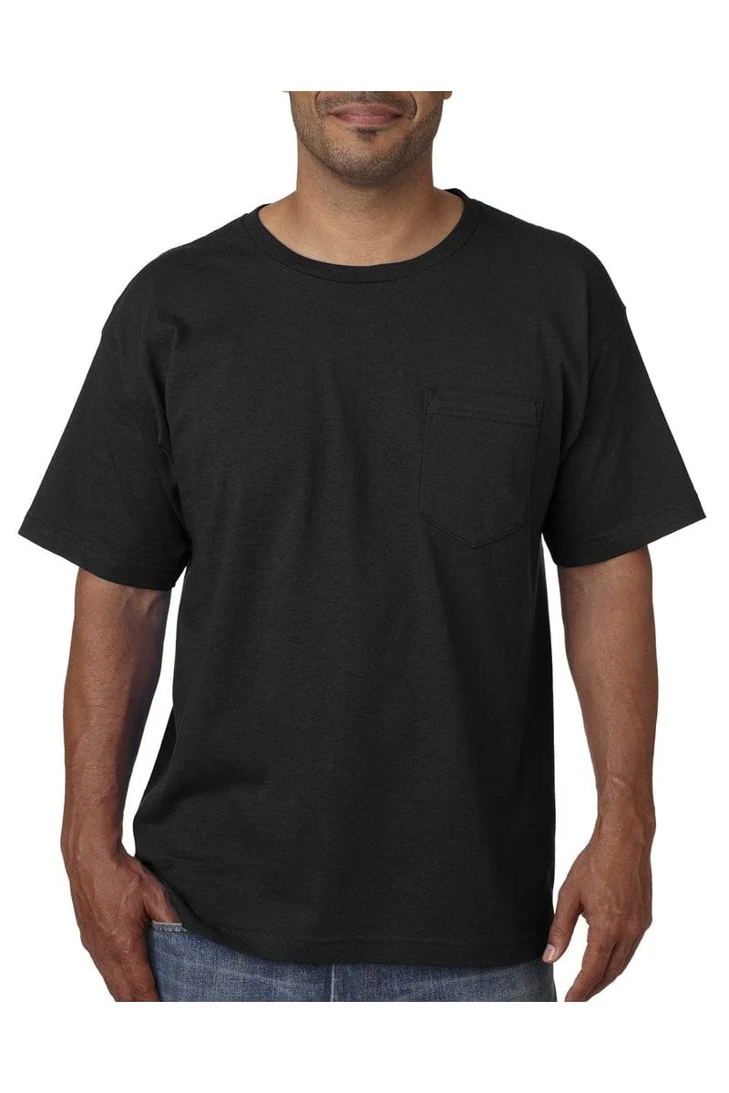 Bayside BA5070: Adult Short-Sleeve T-Shirt with Pocket