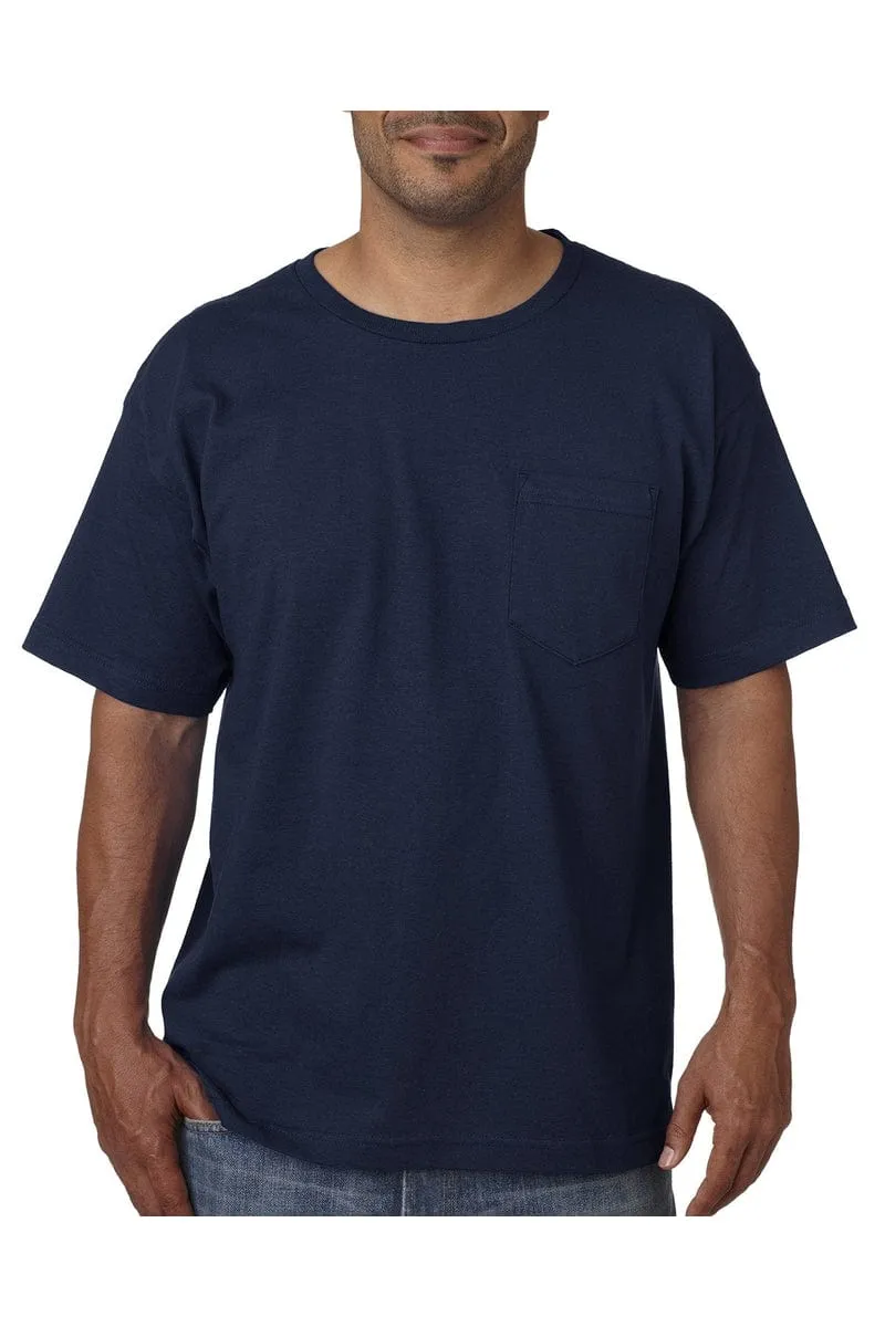 Bayside BA5070: Adult Short-Sleeve T-Shirt with Pocket