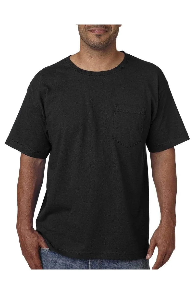 Bayside BA5070: Adult Short-Sleeve T-Shirt with Pocket