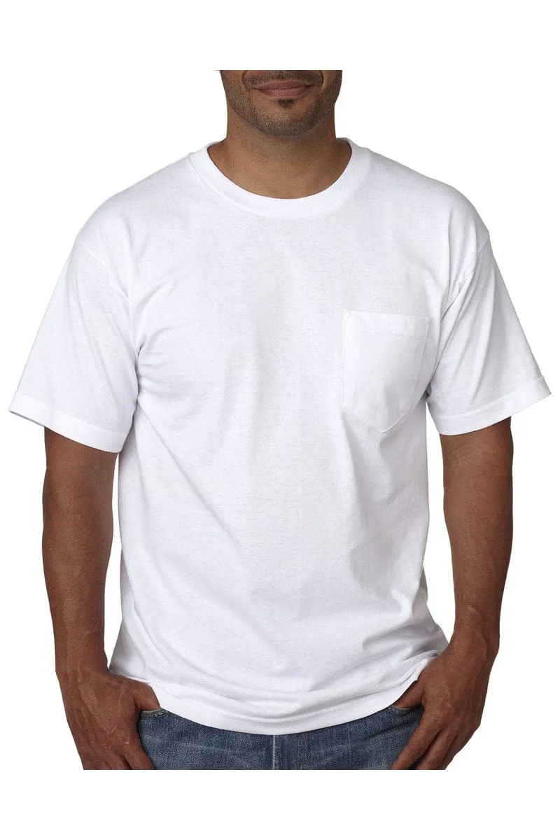 Bayside BA5070: Adult Short-Sleeve T-Shirt with Pocket